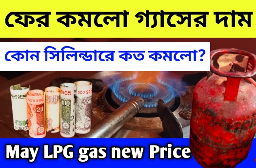 মে মাসের 1 ফের কমলো রান্নার গ্যাসের দাম