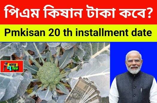 Pmkisan 20 th installment date
