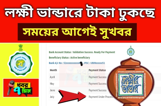 লক্ষী ভান্ডার টাকা